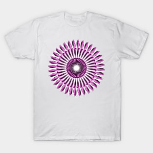 Purple Hook Flower T-Shirt